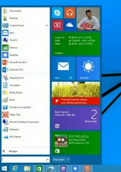 Windows 8Startmenu